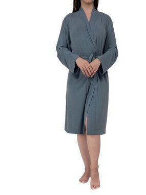 NWT Barefoot Dreams Malibu Collection Sand-Washed (Seahorse) Jersey Knit Robe-XL